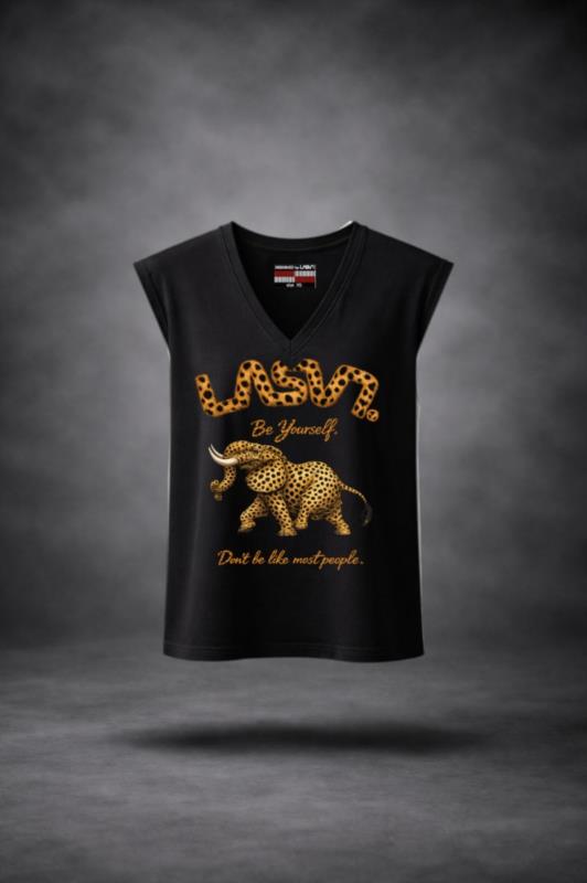 Camiseta de mujer LaSaL ELEFANT Black