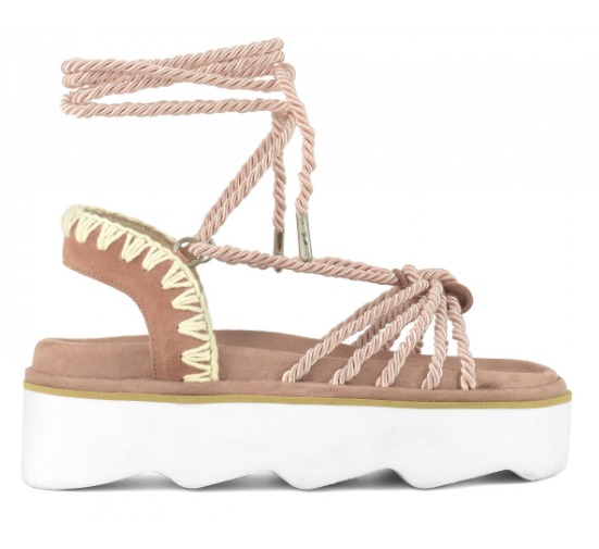SANDALIA PARA MUJER MOU NEW BIO ALL ROPE LACE UP