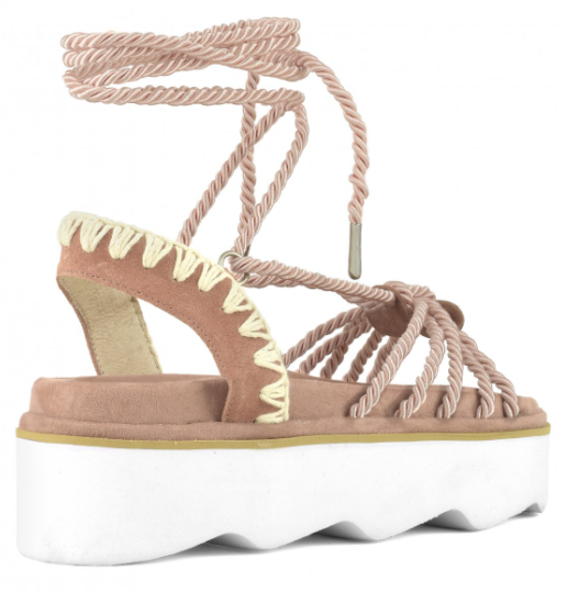 SANDALIA PARA MUJER MOU NEW BIO ALL ROPE LACE UP